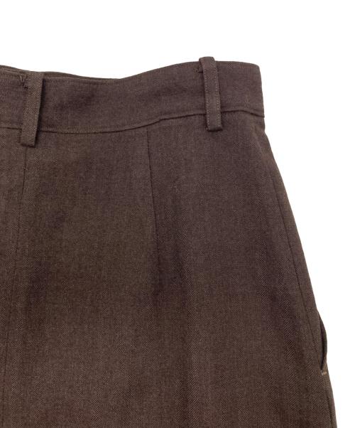 tricot COMME des GARCONS（トリココムデギャルソン）tricot COMME des GARCONS (トリココムデギャルソン) ヘリンボーンデザインスカート ブラウン サイズ:Ⅿの古着・服飾アイテム