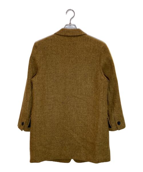 MARGARET HOWELL（マーガレットハウエル）MARGARET HOWELL (マーガレットハウエル) Harris Tweed (ハリスツイード) テーラードジャケット イエロー×ブラウン サイズ:SIZE 1の古着・服飾アイテム