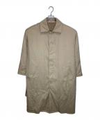 AURALEEオーラリー）の古着「WASHED FINX CHAMBRAY TWILL SOUTIENCOLLAR PADDED CT」｜ベージュ
