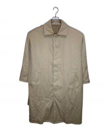 AURALEE（オーラリー）の古着「WASHED FINX CHAMBRAY TWILL SOUTIENCOLLAR PADDED CT」｜ベージュ