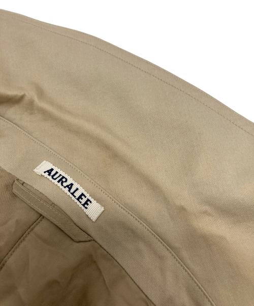 AURALEE（オーラリー）AURALEE (オーラリー) WASHED FINX CHAMBRAY TWILL SOUTIENCOLLAR PADDED CT ベージュ サイズ:34の古着・服飾アイテム