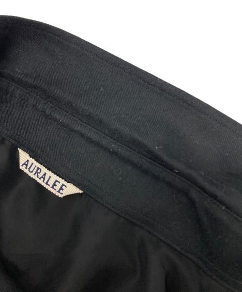 AURALEE（オーラリー）AURALEE (オーラリー) SUPER LIGHT WOOL SHIRT ブラック サイズ:4の古着・服飾アイテム