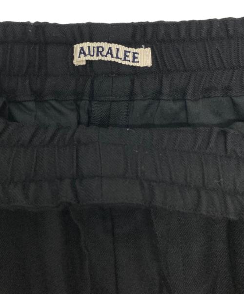AURALEE（オーラリー）AURALEE (オーラリー) Super Light Wool Easy Slacks ブラック サイズ:4の古着・服飾アイテム