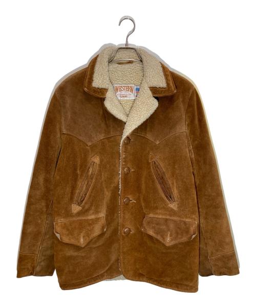 Schott（ショット）Schott (ショット) スウェードランチジャケット ブラウン サイズ:38の古着・服飾アイテム