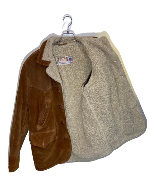 Schott（ショット）Schott (ショット) スウェードランチジャケット ブラウン サイズ:38の古着・服飾アイテム
