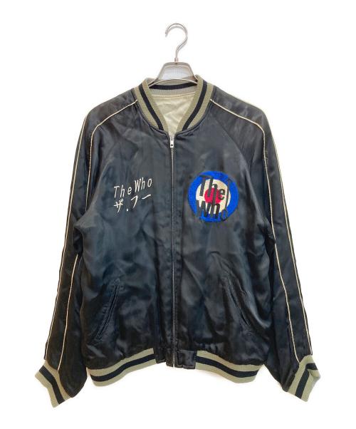 THE WHO（ザ・フー）the who (ザ・フー) スカジャン ブラック サイズ:Lの古着・服飾アイテム