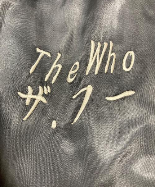 THE WHO（ザ・フー）the who (ザ・フー) スカジャン ブラック サイズ:Lの古着・服飾アイテム