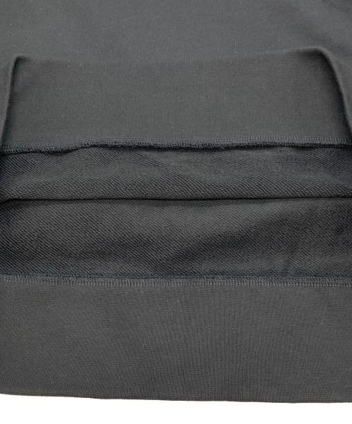 BOSS（ボス）BOSS (ボス) コットンテリー スウェットシャツ ラバープリントロゴ ブラック サイズ:Ⅿの古着・服飾アイテム