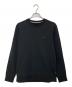 BOSS（ボス）の古着「コットンテリー スウェットシャツ ラバープリントロゴ」｜ブラック