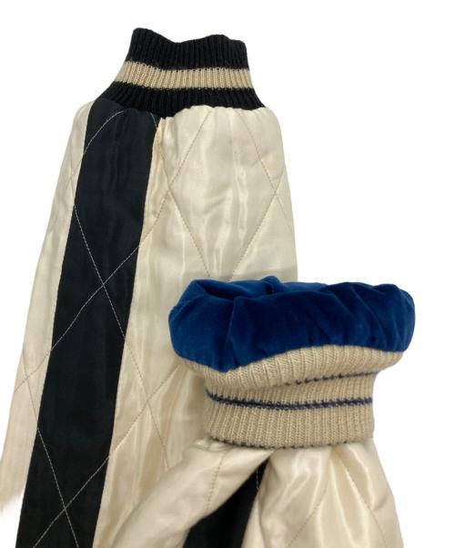 東洋エンタープライズ（トウヨウエンタープライズ）東洋エンタープライズ (トウヨウエンタープライズ) VELVETEEN SOUVENIR JACKET ブラック×ブルー サイズ:XXLの古着・服飾アイテム