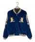 東洋エンタープライズ（トウヨウエンタープライズ）の古着「VELVETEEN SOUVENIR JACKET」｜ブラック×ブルー