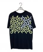 KENZOケンゾー）の古着「Monogram Print T-Shirt」｜ブラック