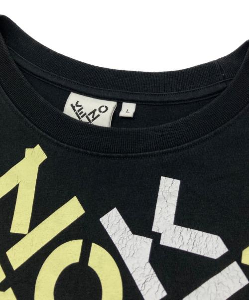 KENZO（ケンゾー）KENZO (ケンゾー) Monogram Print T-Shirt ブラック サイズ:Lの古着・服飾アイテム