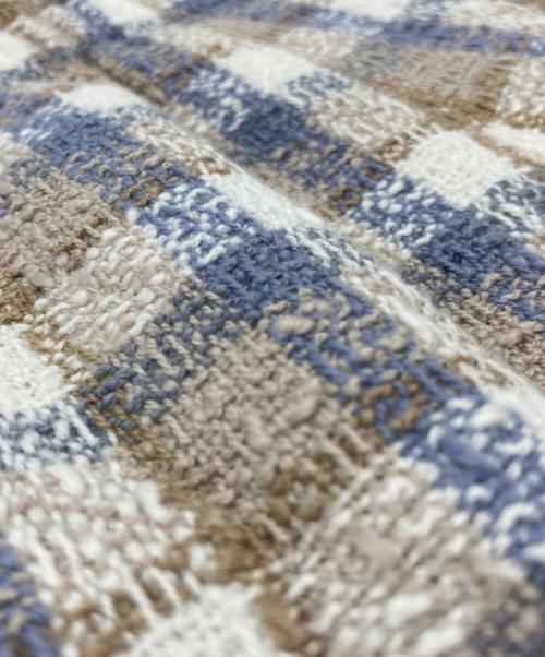 BLUE LABEL CRESTBRIDGE（ブルーレーベルクレストブリッジ）BLUE LABEL CRESTBRIDGE (ブルーレーベルクレストブリッジ) チェックスカート ベージュ×ブルー サイズ:SIZE S (36)の古着・服飾アイテム