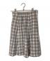BLUE LABEL CRESTBRIDGE (ブルーレーベルクレストブリッジ) チェックスカート ベージュ×ブルー サイズ:SIZE S (36)：4000円