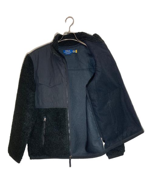 POLO RALPH LAUREN（ポロ・ラルフローレン）POLO RALPH LAUREN (ポロ・ラルフローレン) ハイブリッド モックネック ジャケット ブラック サイズ:Ⅿの古着・服飾アイテム
