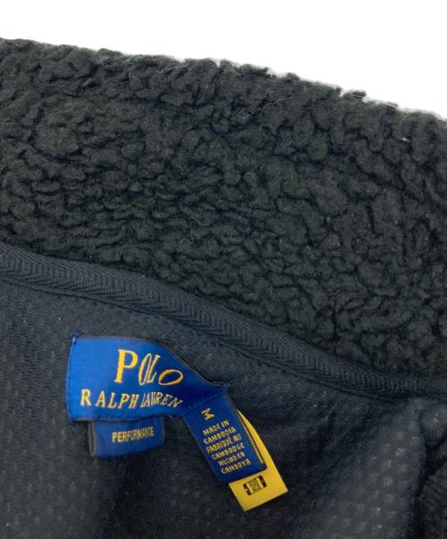 POLO RALPH LAUREN（ポロ・ラルフローレン）POLO RALPH LAUREN (ポロ・ラルフローレン) ハイブリッド モックネック ジャケット ブラック サイズ:Ⅿの古着・服飾アイテム
