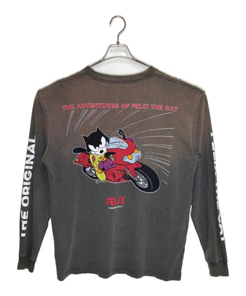 FELiX（フィリックス）FELiX (フィリックス) JOURNAL STANDARD relume (ジャーナルスタンダード レリューム) プリント ロング Tシャツ ブラック サイズ:Mの古着・服飾アイテム