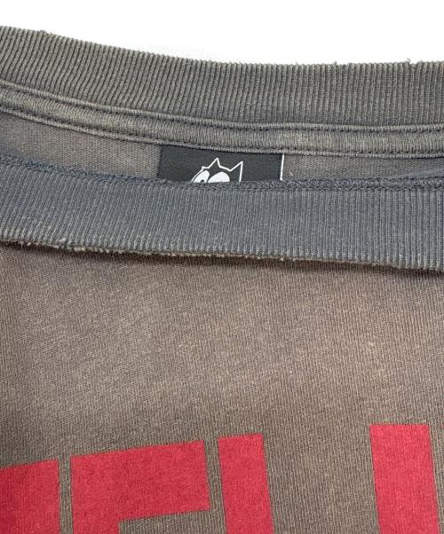 FELiX（フィリックス）FELiX (フィリックス) JOURNAL STANDARD relume (ジャーナルスタンダード レリューム) プリント ロング Tシャツ ブラック サイズ:Mの古着・服飾アイテム