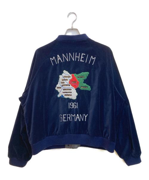 PENNEYS（ペニーズ）penneys (ペニーズ) JOURNAL STANDARD (ジャーナルスタンダード) 別注 スーベニアジャケット”GERMANY” ネイビー サイズ:Ⅿの古着・服飾アイテム