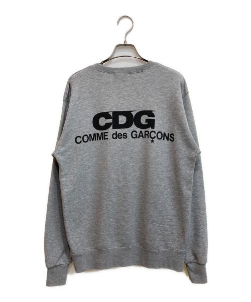 GOOD DESIGN SHOP COMME des GARCONS（グッドデザインショップ コムデギャルソン）GOOD DESIGN SHOP COMME des GARCONS (グッドデザインショップ コムデギャルソン) バックロゴプリントスウェット グレー サイズ:Ⅿの古着・服飾アイテム