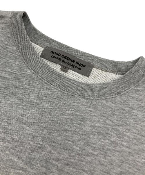GOOD DESIGN SHOP COMME des GARCONS（グッドデザインショップ コムデギャルソン）GOOD DESIGN SHOP COMME des GARCONS (グッドデザインショップ コムデギャルソン) バックロゴプリントスウェット グレー サイズ:Ⅿの古着・服飾アイテム