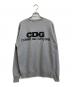 GOOD DESIGN SHOP COMME des GARCONS (グッドデザインショップ コムデギャルソン) バックロゴプリントスウェット グレー サイズ:Ⅿ：4500円
