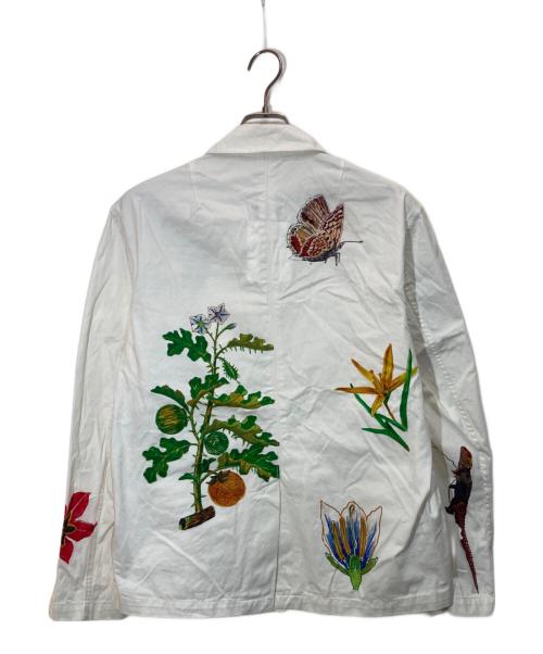 ADISH（アディッシュ）Adish (アディッシュ) SMALL TALK STUDIO CHORE JACKET ホワイト サイズ:Sの古着・服飾アイテム