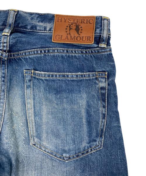Hysteric Glamour（ヒステリックグラマー）Hysteric Glamour (ヒステリックグラマー) 加工デニムパンツ ブルー サイズ:29の古着・服飾アイテム