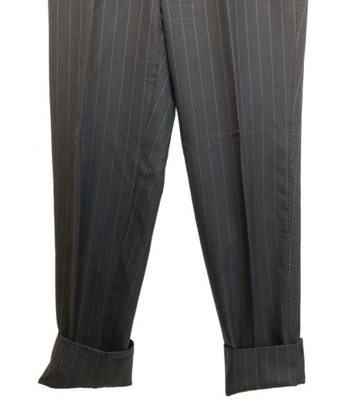Paul Smith COLLECTION（ポールスミス コレクション）Paul Smith COLLECTION (ポールスミス コレクション) ストライプテーラードセットアップ ブラック サイズ:Ⅿの古着・服飾アイテム
