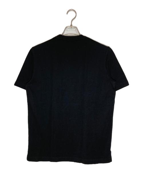 HERMES（エルメス）HERMES (エルメス) 鹿の子ポケットTシャツ ブラック サイズ:Mの古着・服飾アイテム