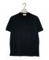 HERMES（エルメス）の古着「鹿の子ポケットTシャツ」｜ブラック