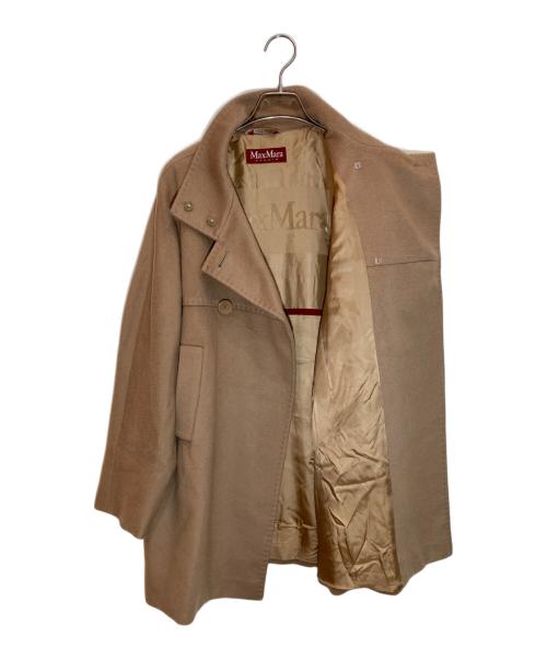 Max Mara Studio（マックスマーラ ストゥディオ）Max Mara Studio (マックスマーラ ストゥディオ) ウールコート ベージュ サイズ:J 40の古着・服飾アイテム