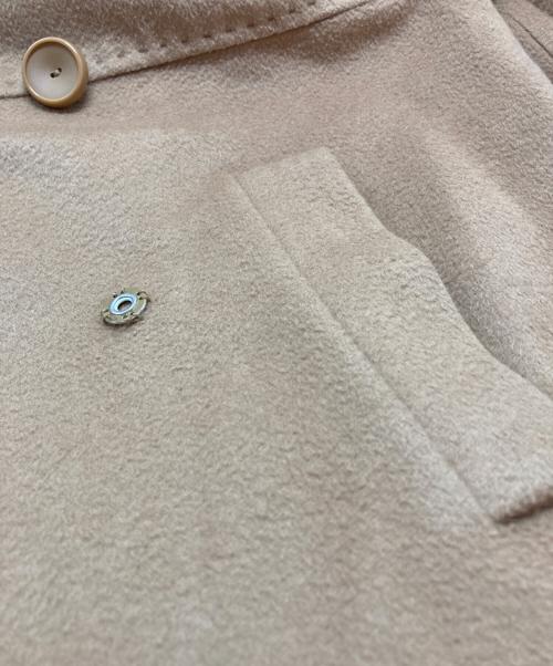 Max Mara Studio（マックスマーラ ストゥディオ）Max Mara Studio (マックスマーラ ストゥディオ) ウールコート ベージュ サイズ:J 40の古着・服飾アイテム