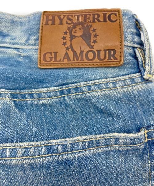 Hysteric Glamour（ヒステリックグラマー）Hysteric Glamour (ヒステリックグラマー) SP加工WRデニム ブルー サイズ:30の古着・服飾アイテム