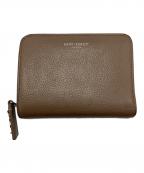 Saint Laurent Parisサンローランパリ）の古着「リヴゴーシュ コンパクト ジップウォレット」｜ベージュ