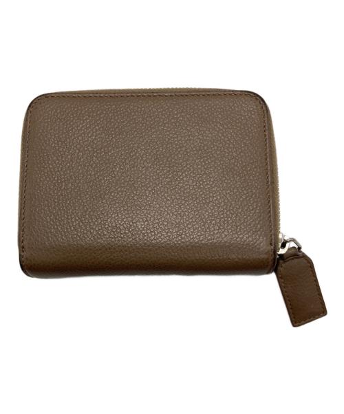 Saint Laurent Paris（サンローランパリ）Saint Laurent Paris (サンローランパリ) リヴゴーシュ コンパクト ジップウォレット ベージュ サイズ:-の古着・服飾アイテム