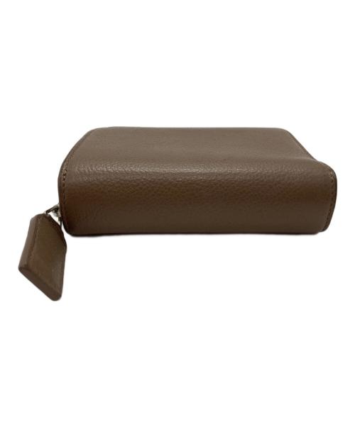 Saint Laurent Paris（サンローランパリ）Saint Laurent Paris (サンローランパリ) リヴゴーシュ コンパクト ジップウォレット ベージュ サイズ:-の古着・服飾アイテム