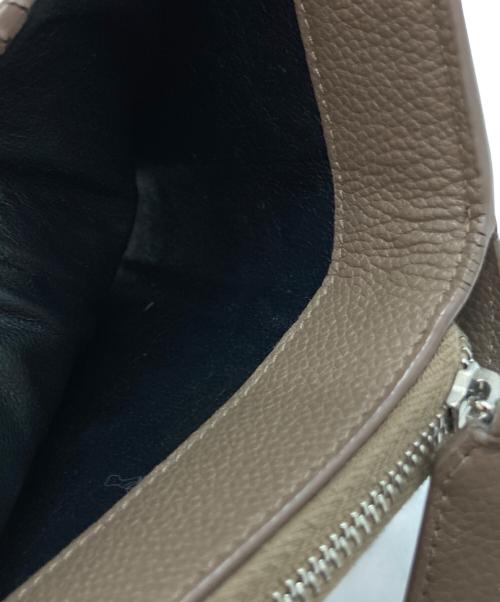 Saint Laurent Paris（サンローランパリ）Saint Laurent Paris (サンローランパリ) リヴゴーシュ コンパクト ジップウォレット ベージュ サイズ:-の古着・服飾アイテム