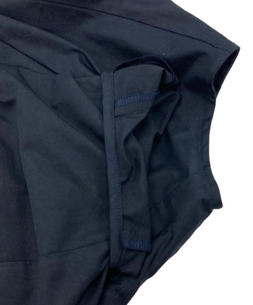 ebure（エブール）EBURE (エブール) Cotton Satin Dress ネイビー サイズ:36の古着・服飾アイテム