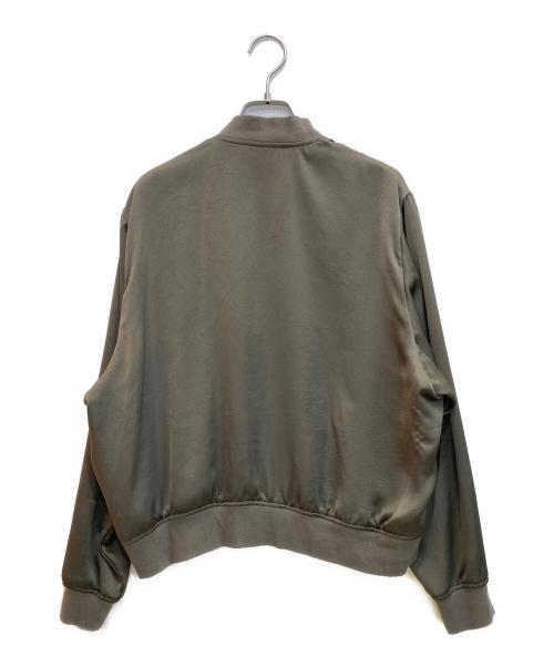 Lisiere（リジェール）Lisiere (リジェール) Satin Blouson オリーブ サイズ:下記参照の古着・服飾アイテム