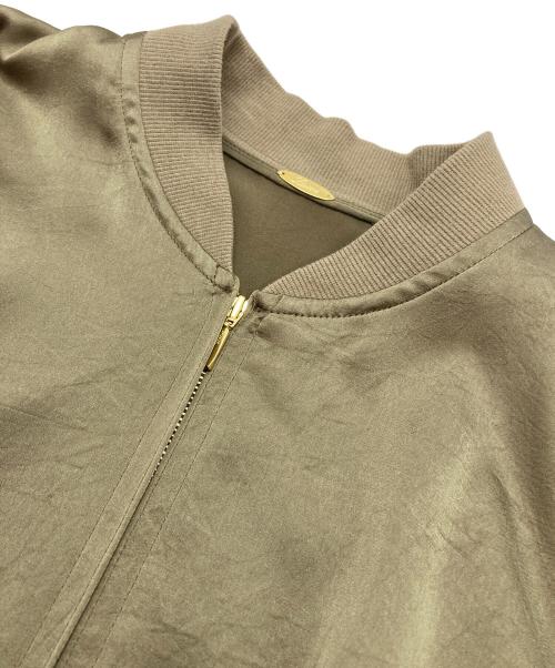 Lisiere（リジェール）Lisiere (リジェール) Satin Blouson オリーブ サイズ:下記参照の古着・服飾アイテム