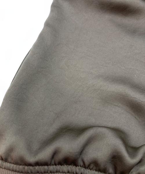 Lisiere（リジェール）Lisiere (リジェール) Satin Blouson オリーブ サイズ:下記参照の古着・服飾アイテム