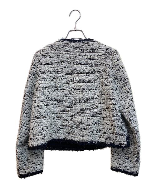 DOMELLE（ドメル）DOMELLE (ドメル) LINTON TWEED JACKET ホワイト サイズ:1の古着・服飾アイテム