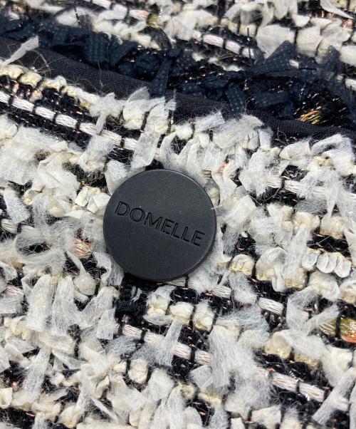 DOMELLE（ドメル）DOMELLE (ドメル) LINTON TWEED JACKET ホワイト サイズ:1の古着・服飾アイテム