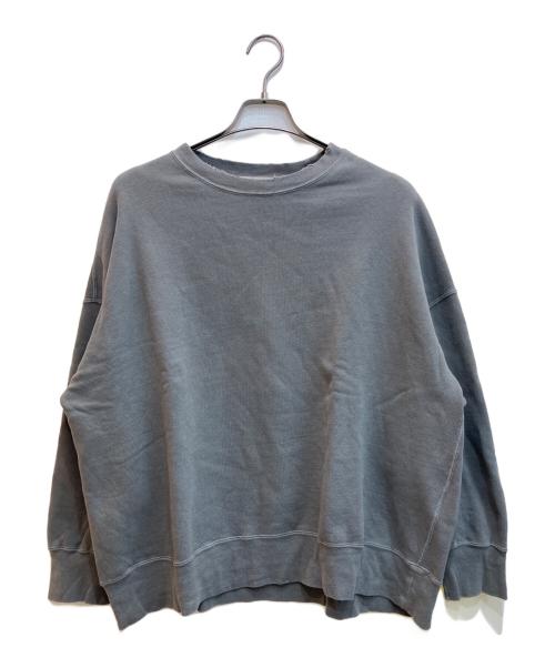 REMI RELIEF（レミレリーフ）REMI RELIEF (レミレリーフ) クラッシュ加工スウェット グレー サイズ:Sの古着・服飾アイテム