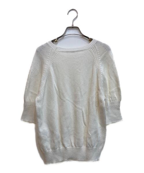 ebure（エブール）EBURE (エブール) コットンフラットヤーン トップス ホワイト サイズ:下記参照の古着・服飾アイテム