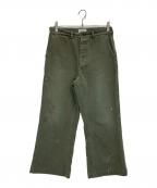 HERILLヘリル）の古着「USMC HBT pants」｜オリーブ