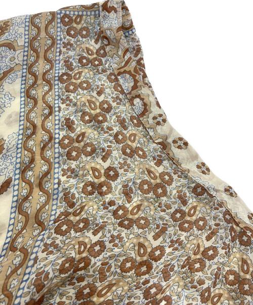 blue boheme（ブルーボヘム）BLUE BOHEME (ブルーボヘム) Silk Long Skirt マルチカラー サイズ:下記参照の古着・服飾アイテム