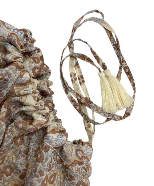 blue boheme（ブルーボヘム）BLUE BOHEME (ブルーボヘム) Silk Long Skirt マルチカラー サイズ:下記参照の古着・服飾アイテム